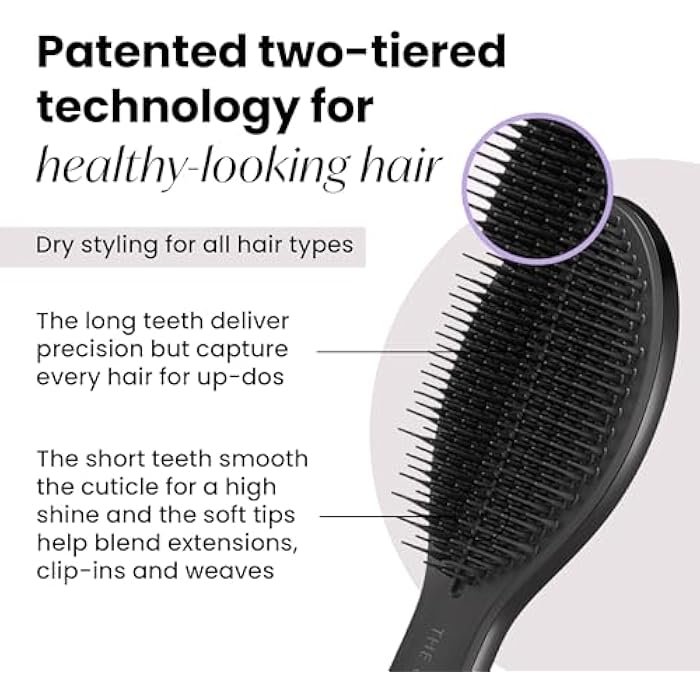Tangle Teezer Wet Detangler The Ultimate Styler Black... - Image 2